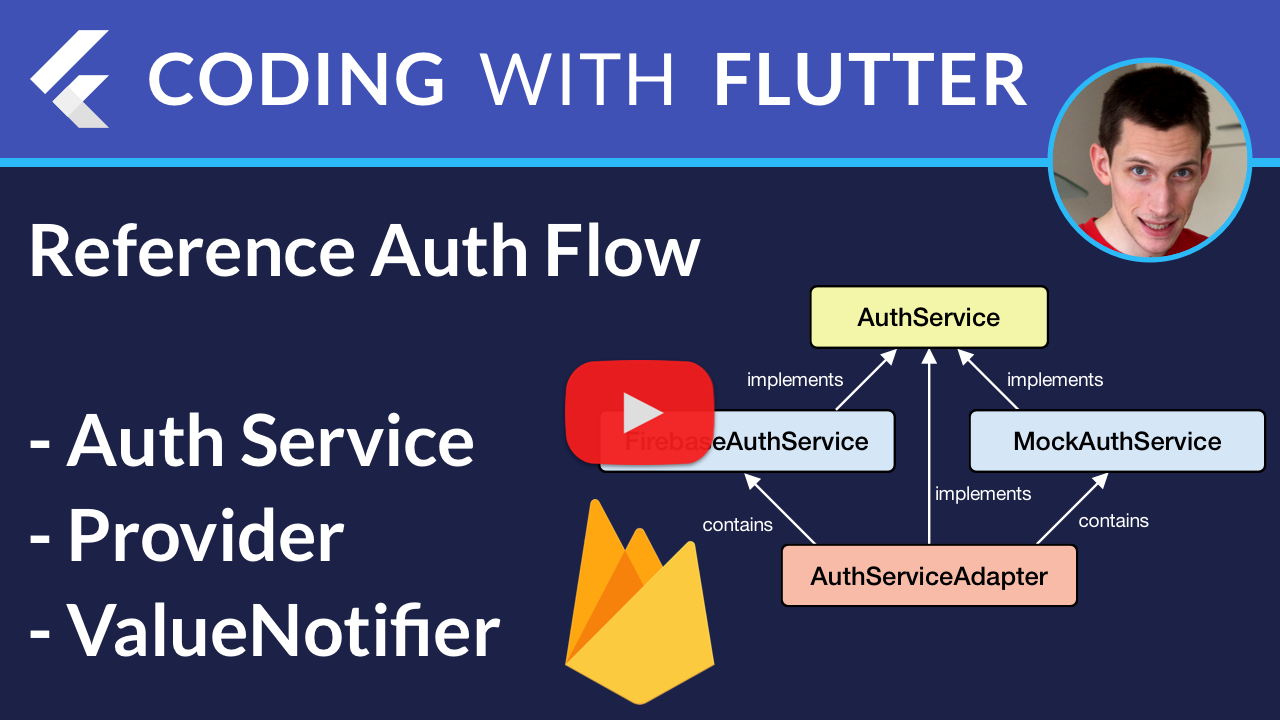 Flutter & Firebase: Authentication Service with Provider & ValueNotifier