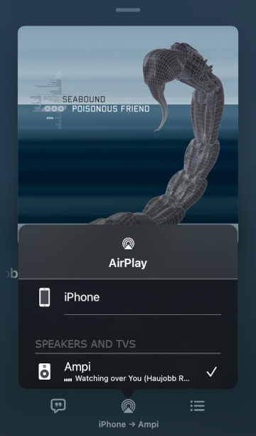AirPlay on iPhone