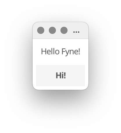 Fyne Hello Dark Theme