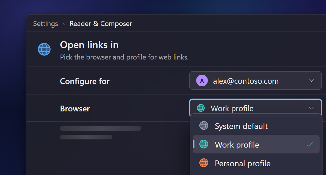 Open links your way