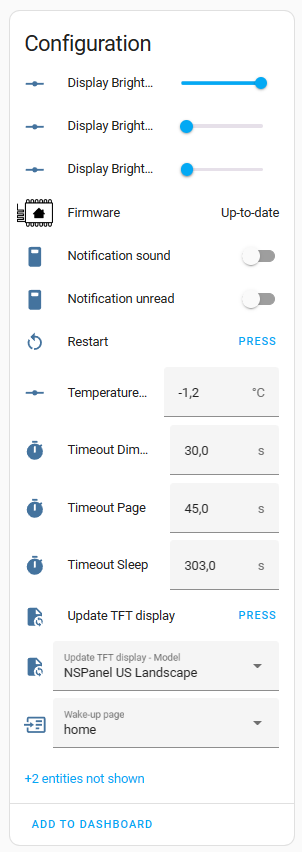 Device Setting - Configuration