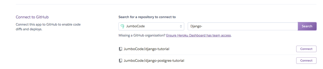 heroku-search-repo