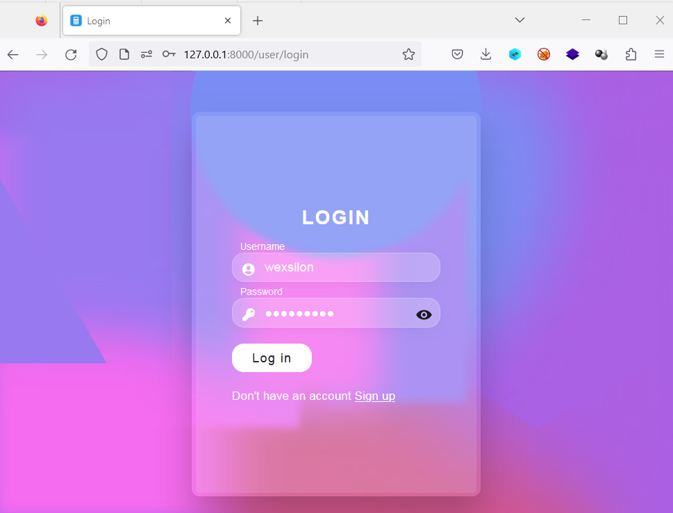 Login Page