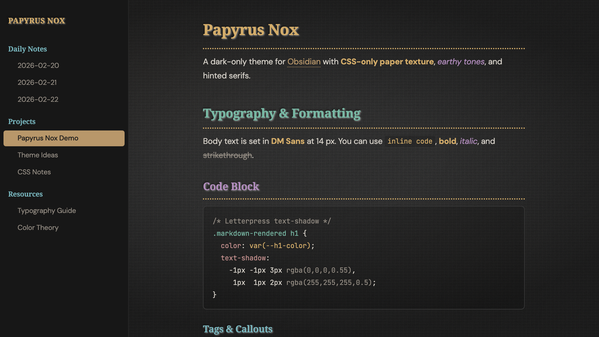 Papyrus Nox Screenshot