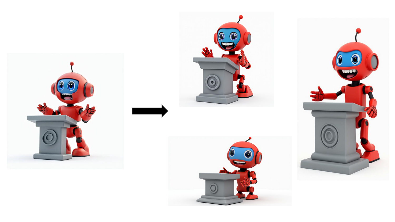 Example grid published by Black Forest Labs showing FLUX.1 Redux image variations