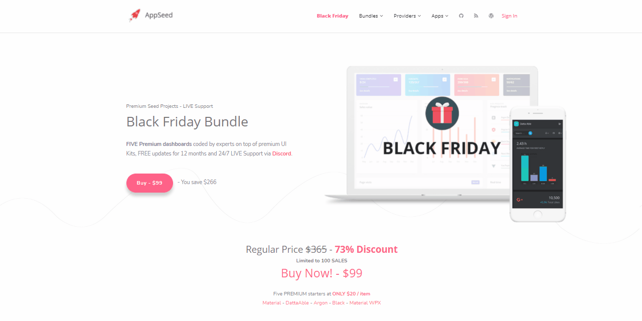 Black Friday Offer - AppSeed.