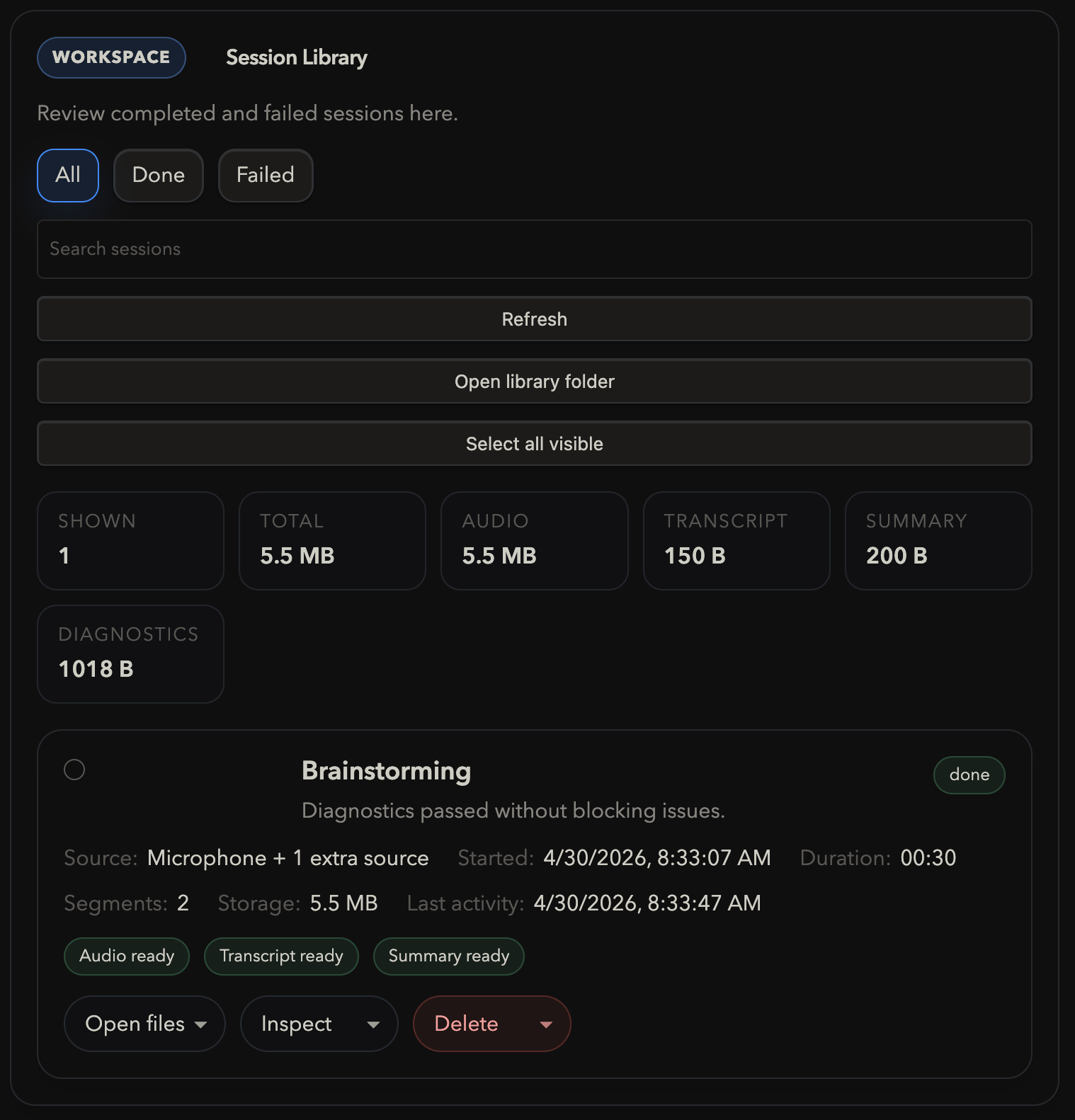 Library UI