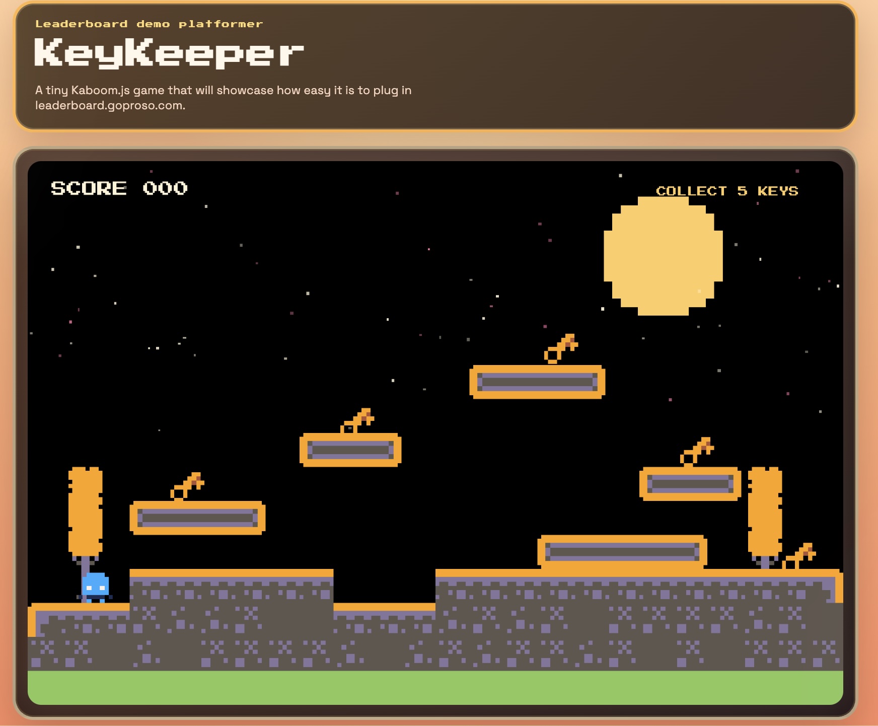 KeyKeeper gameplay — stage clear