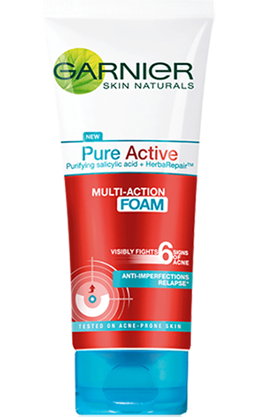 Pure Activ Pure Active 6 in 1 Multi-Action Foam Fight 6 signs of acne with Multi ...