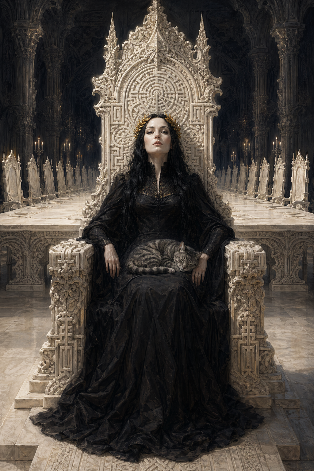 Ivory Tower Queen — proud and lonely Queen