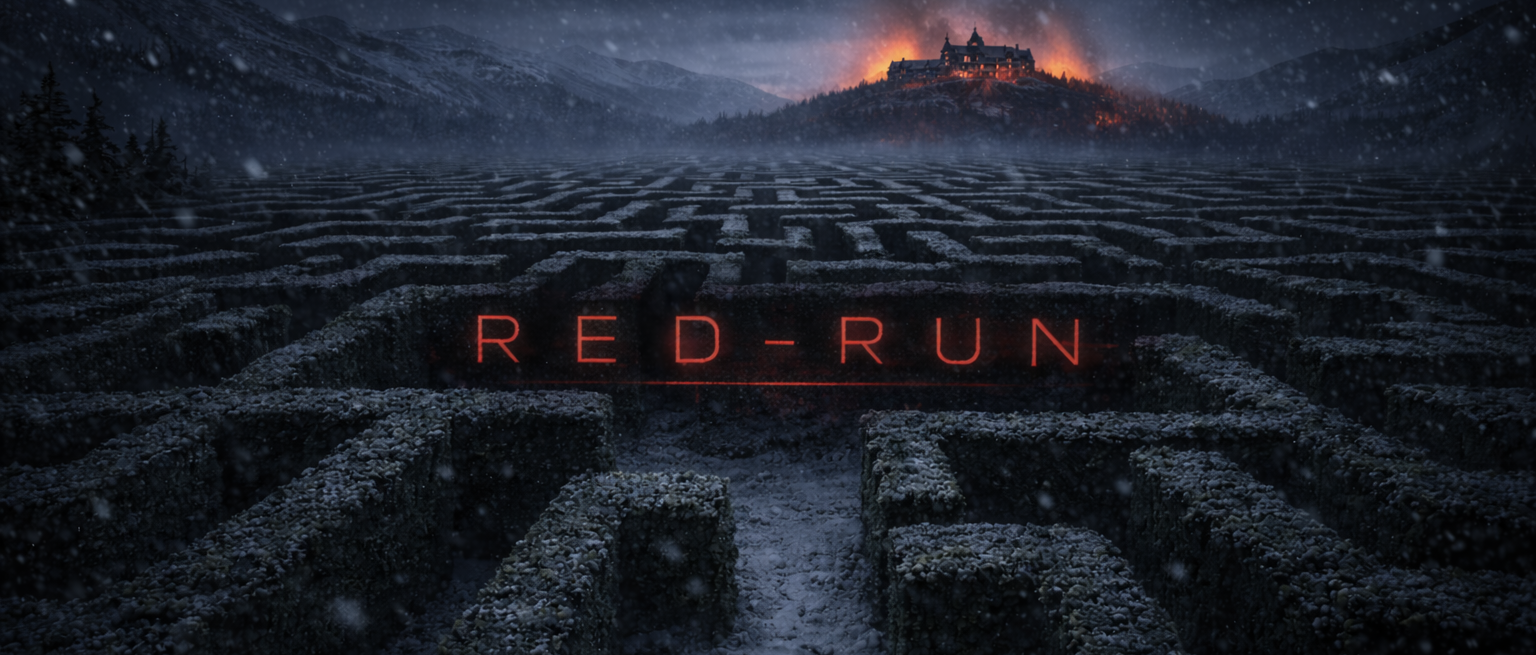 red-run banner