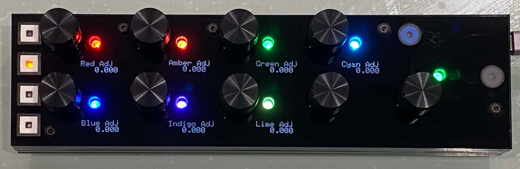 Second button, page two - x7 adjust