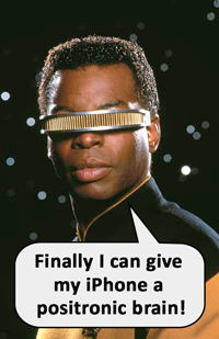 Geordi likes it!