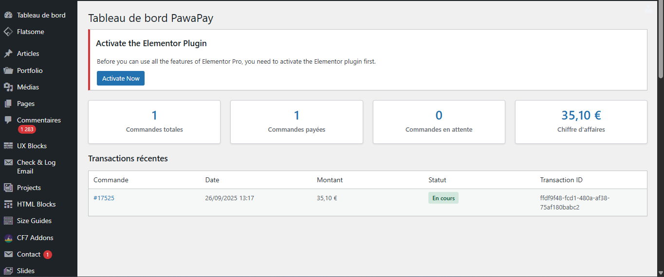 Admin Dashboard