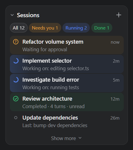 Sidebar card (sample data)