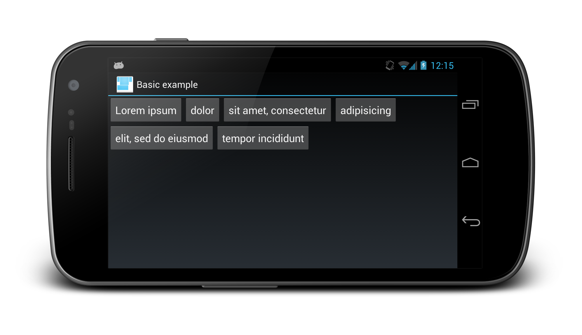 example flowlayout java