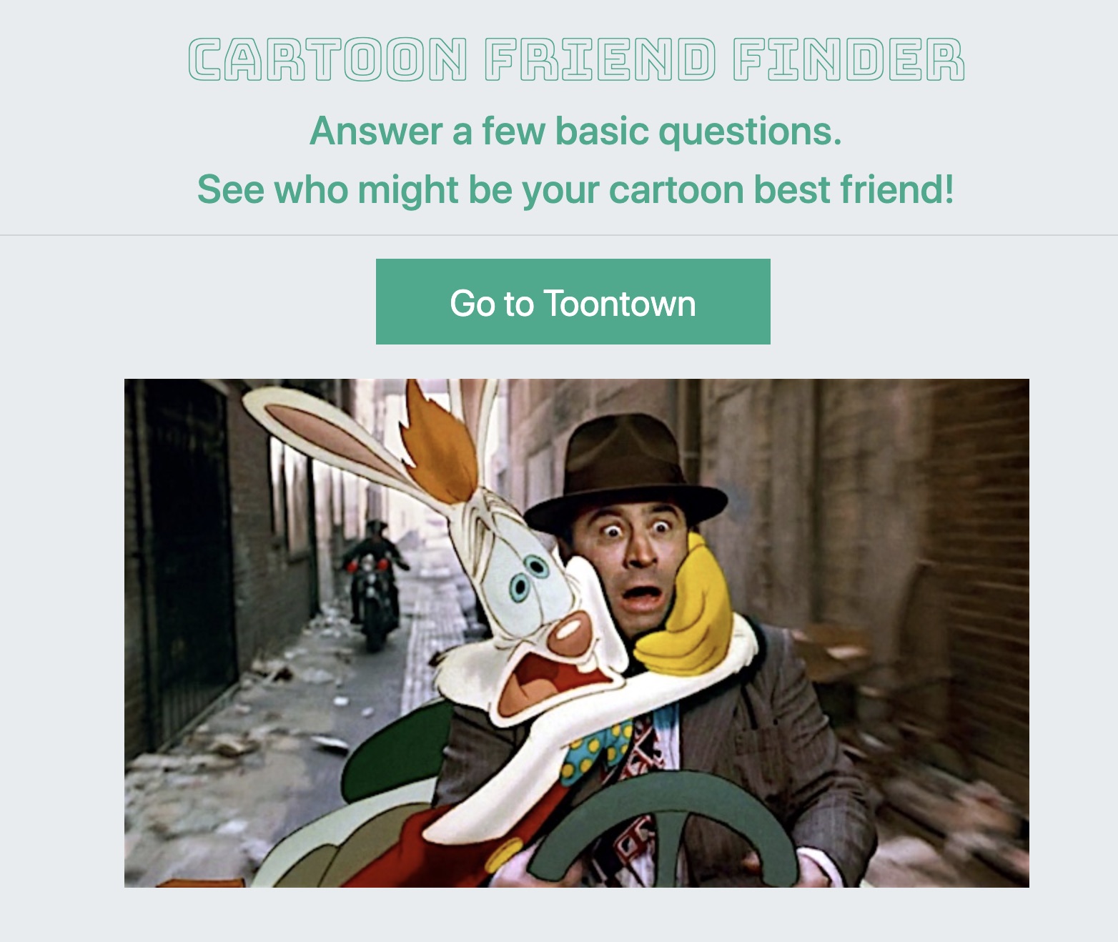 Display Cartoon Friend Finder page