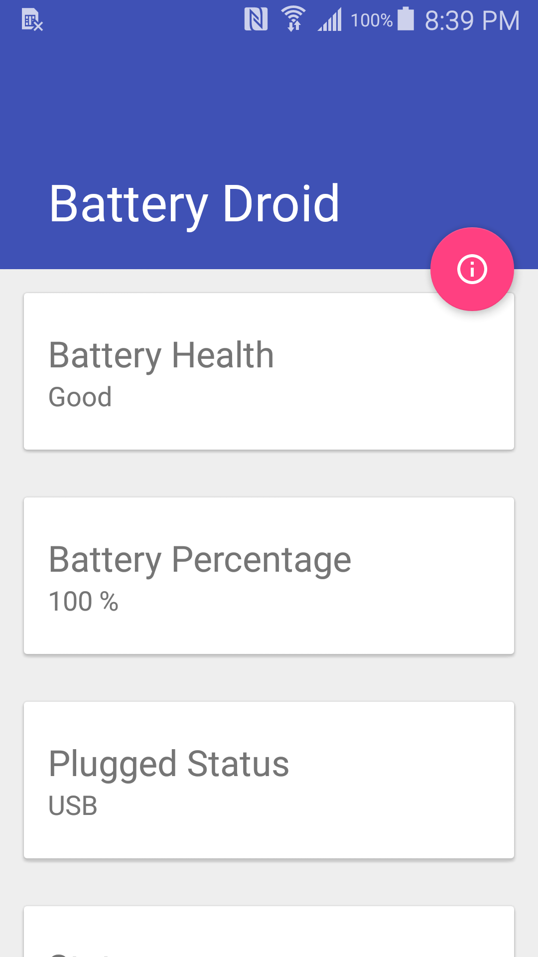 Battery Droid screenshot