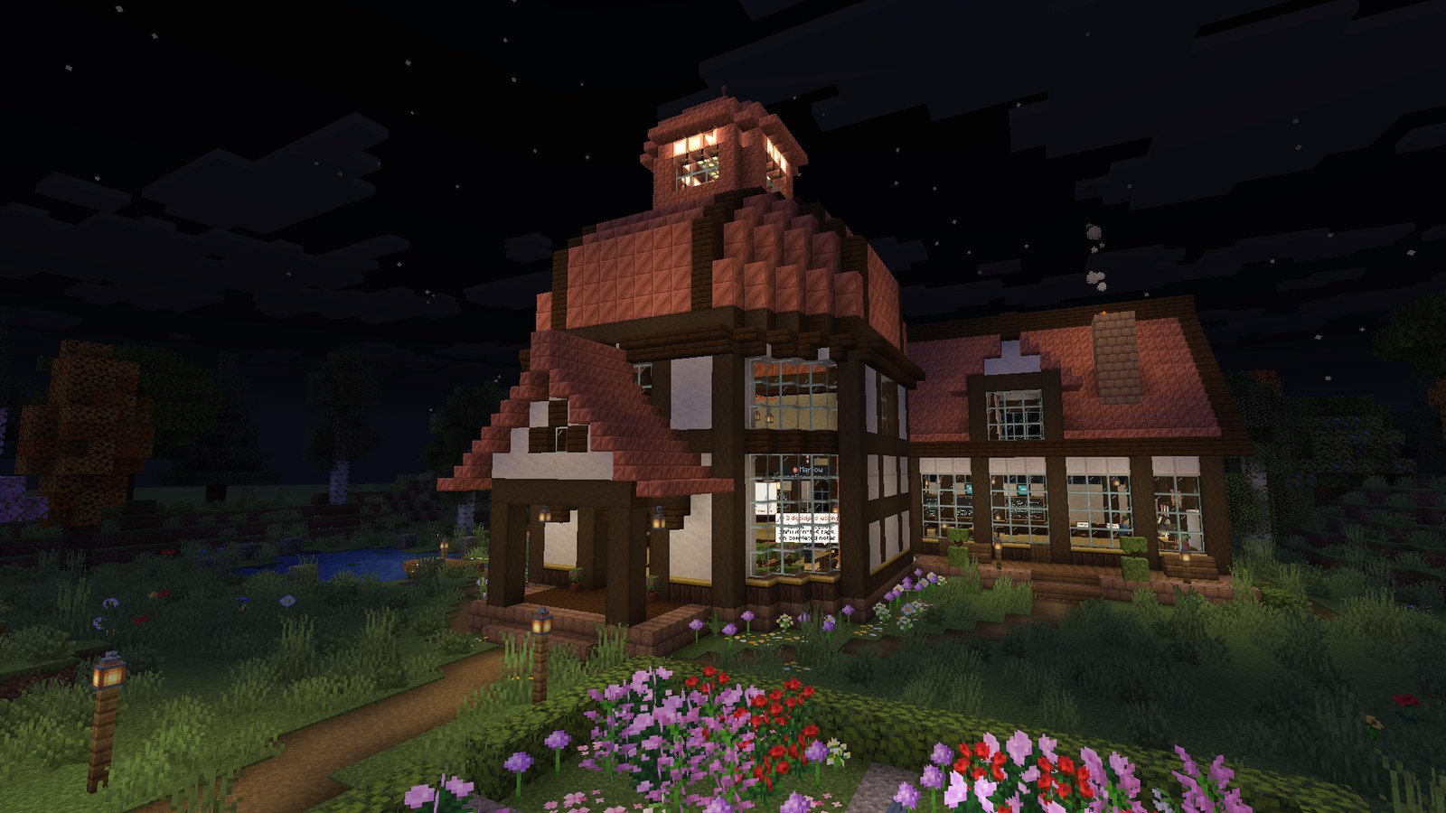 The HQ at night