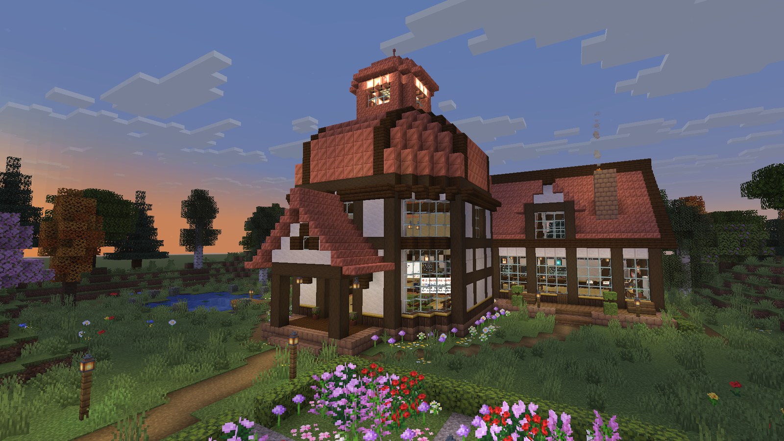 The AgentCraft HQ at golden hour