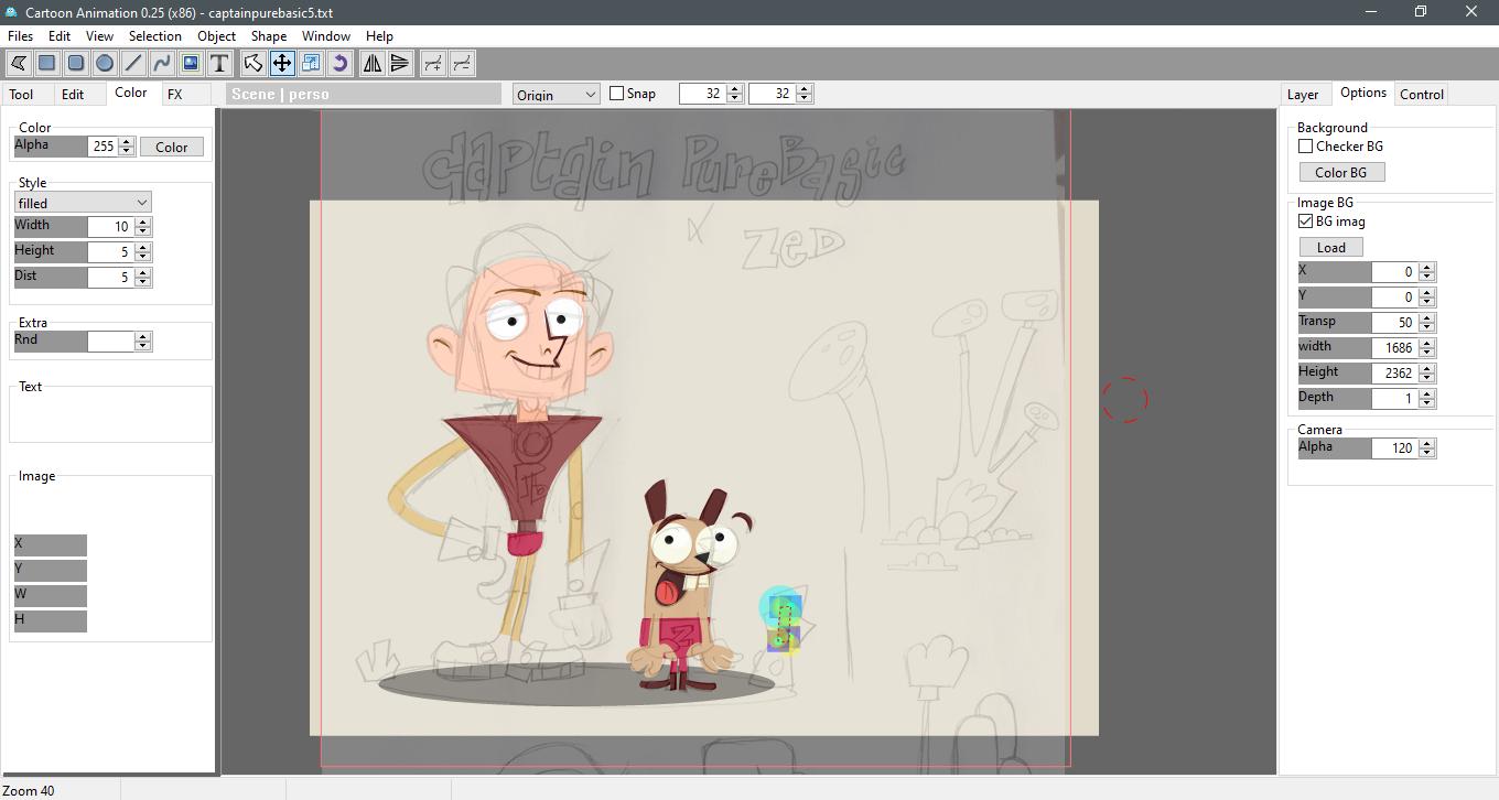 GitHub - blendman/CartoonAnimation: A software to create easily 2D animation  : vector drawing, cartoon...