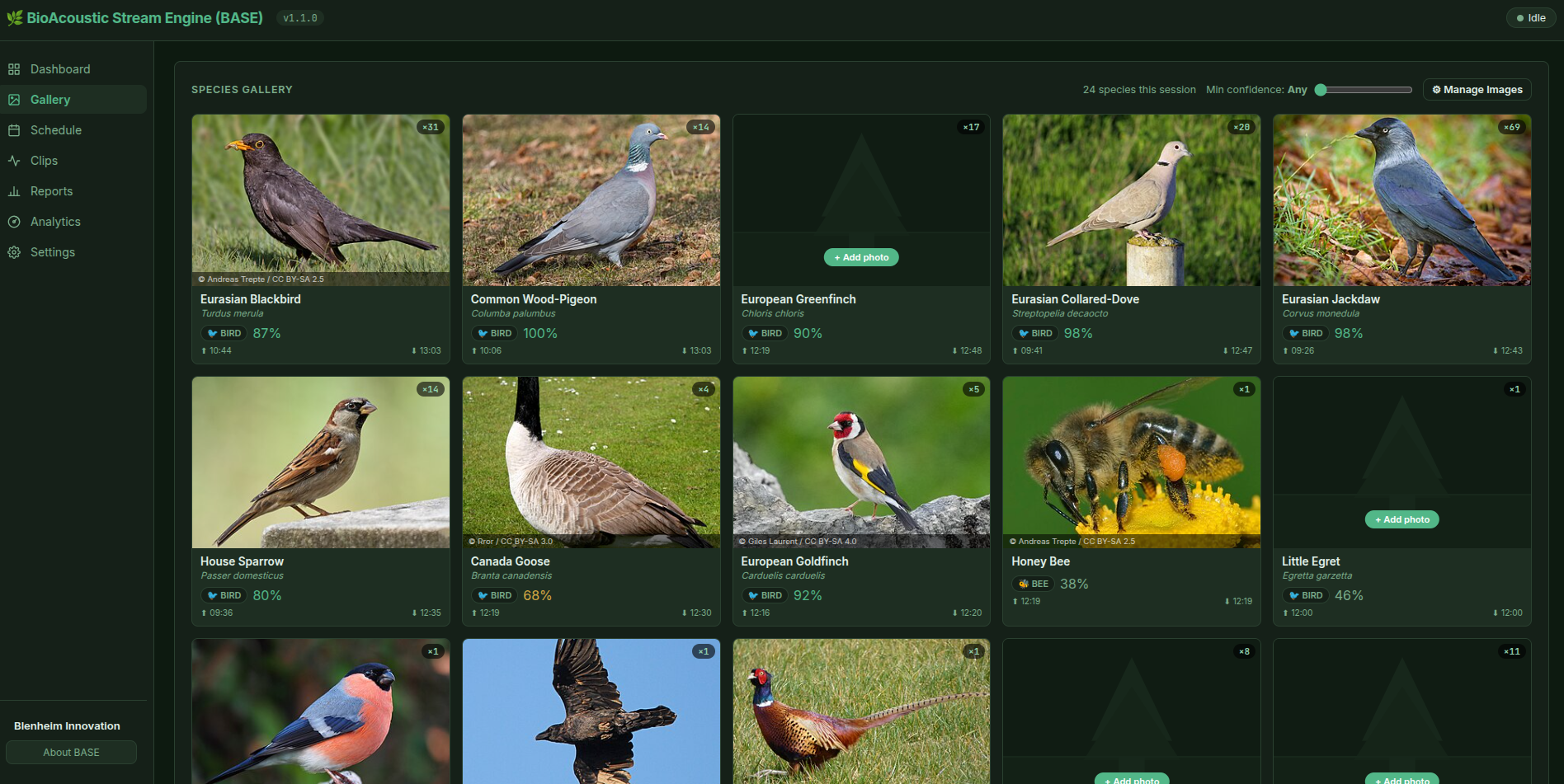 Species Gallery
