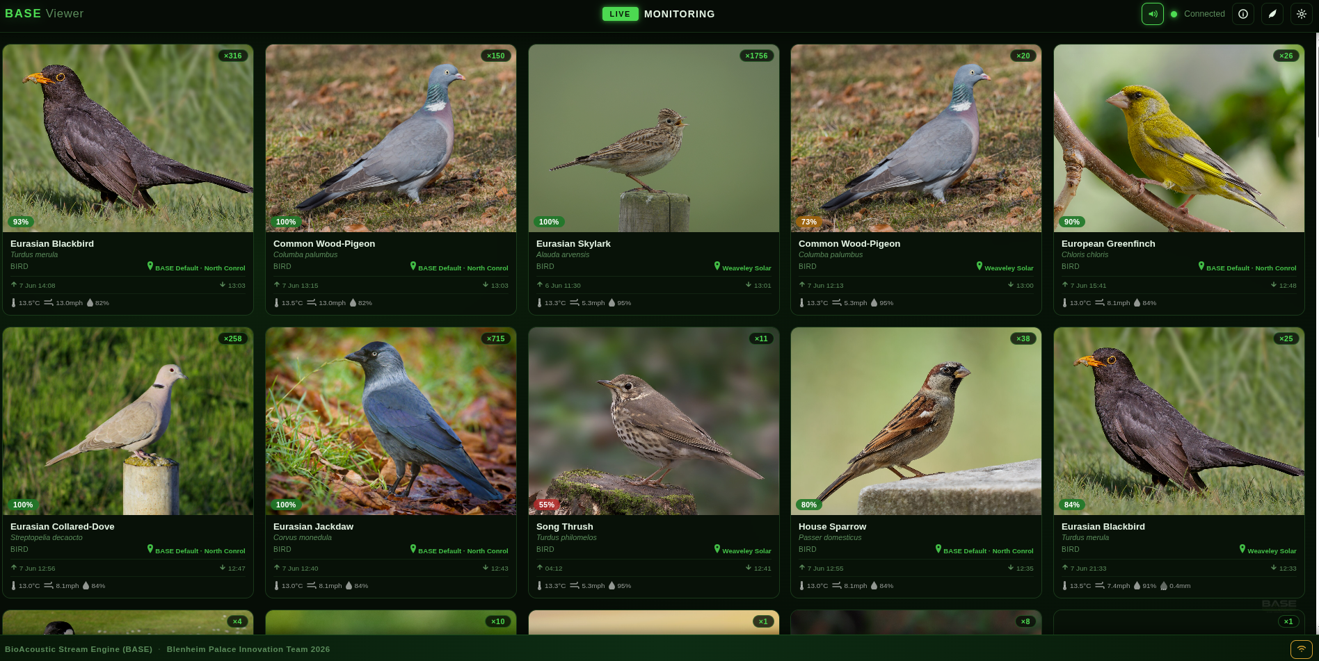 BASE Viewer — ambient kiosk display