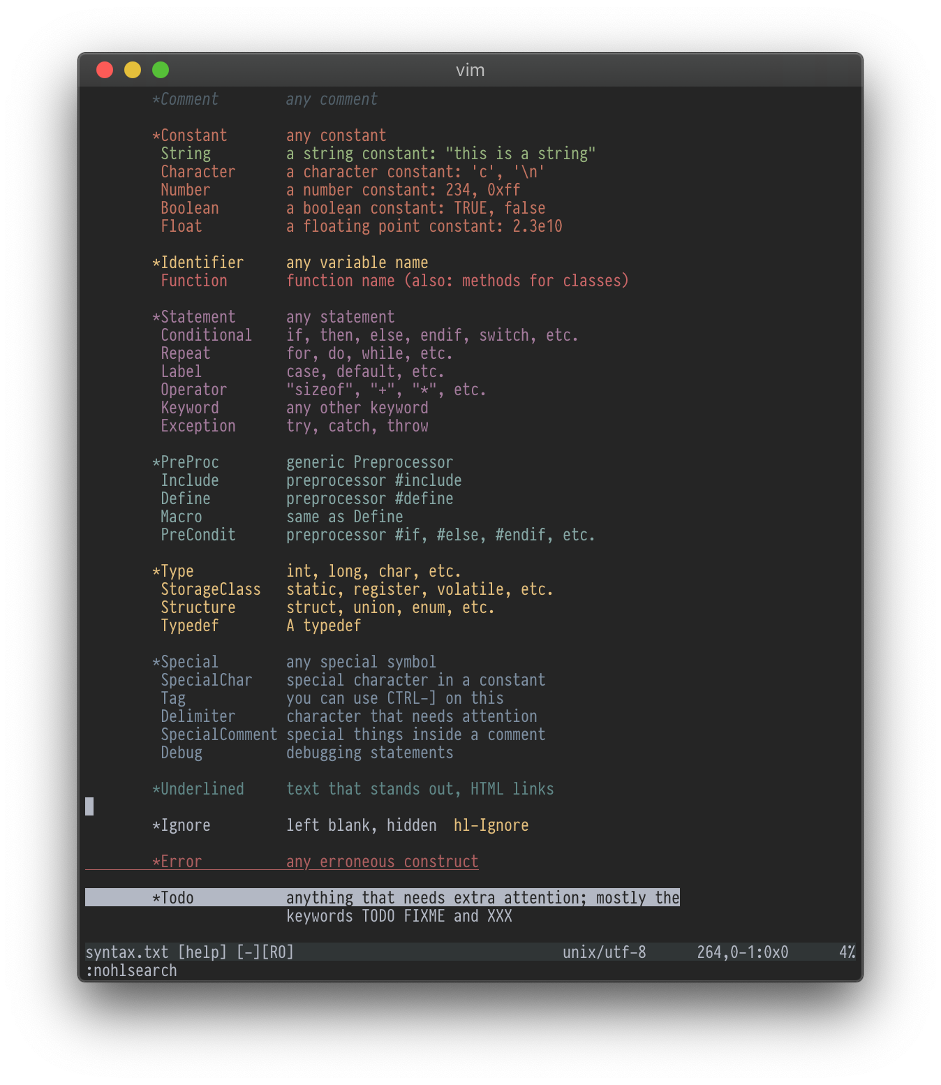 Syntax Groups