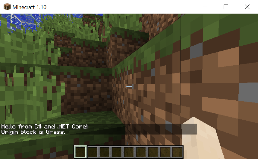 Scripting Minecraft from C#