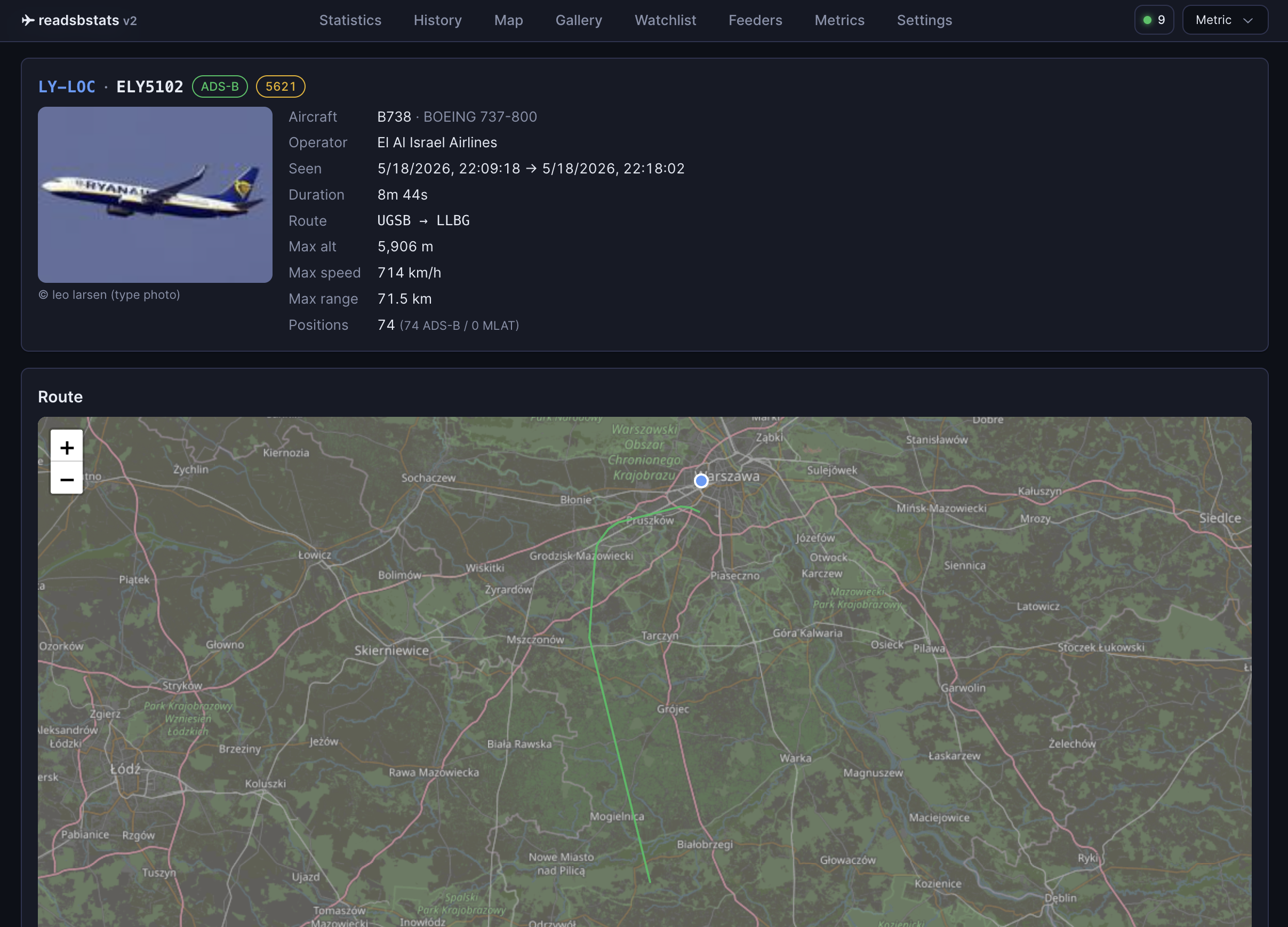 Flight details