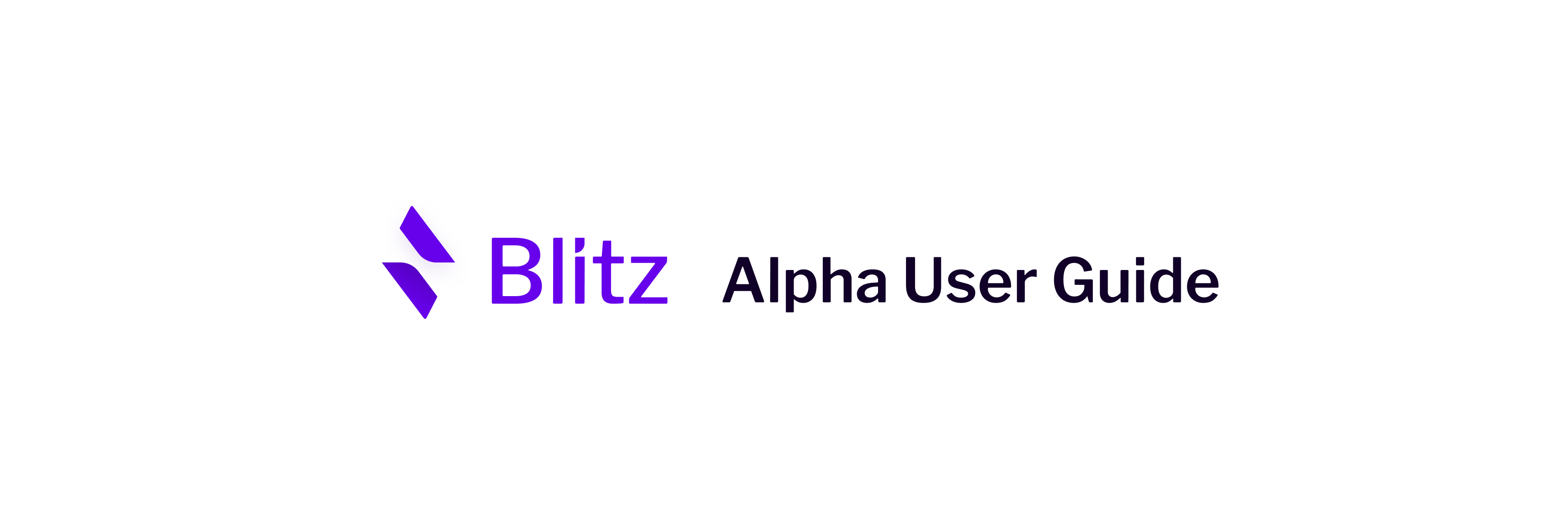 Blitz Alpha User Guide