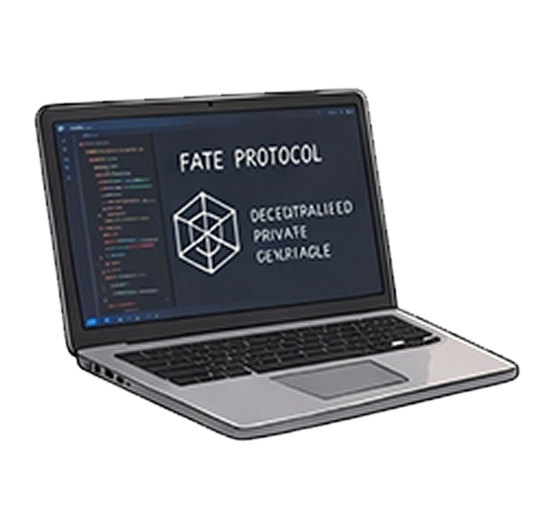 GSoC '25 with AOSSIE: Fate Protocol — perpetual prediction market on EVM, dual vaults, oracles, heavy Solidity. Fate Protocol laptop