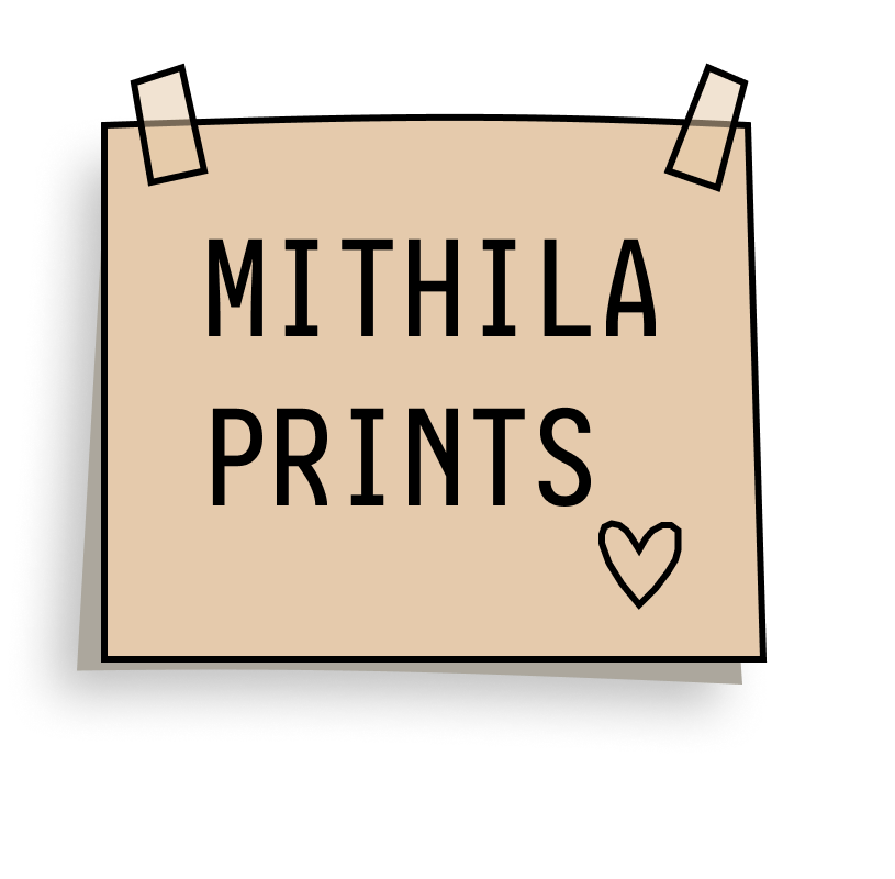 Madhubani / Mithila roots: pattern, symmetry, and color from home. Tradition in a modern mood. Mithila prints