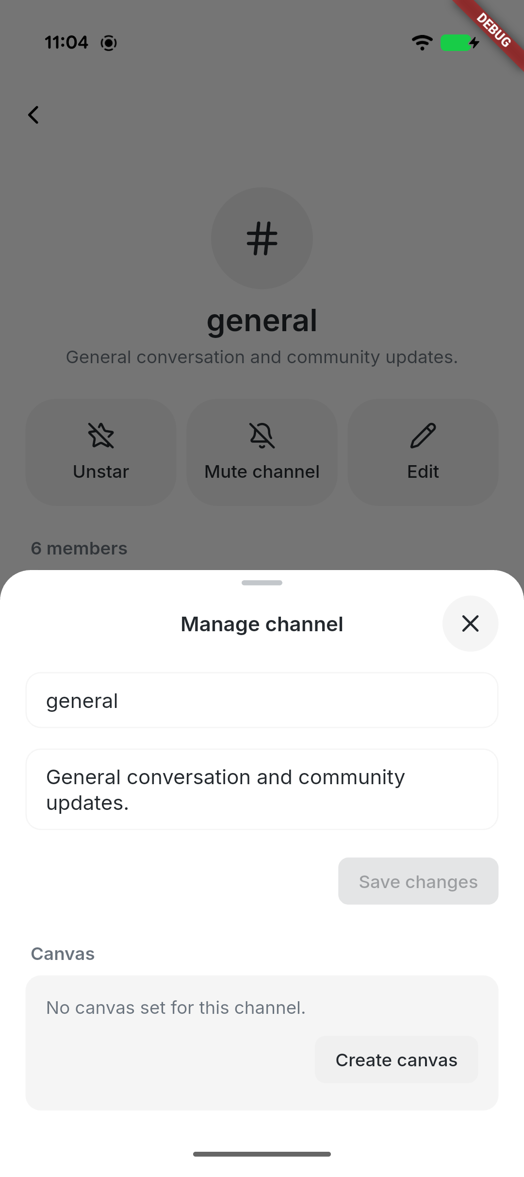 Manage channel editing
controls