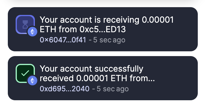 Notify UI Components