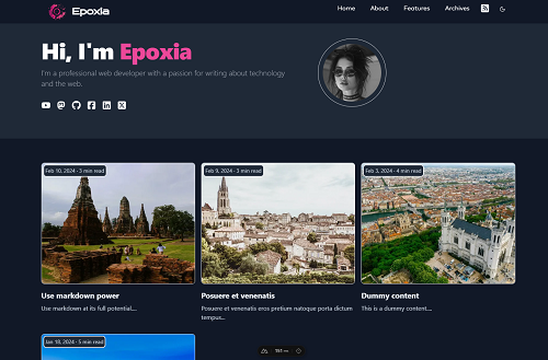 Epoxia theme