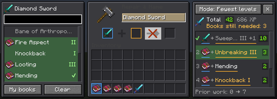 With a dark resource pack