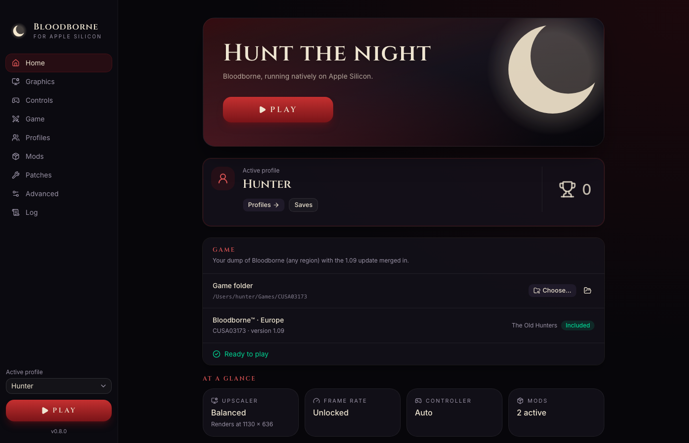 The launcher's home tab