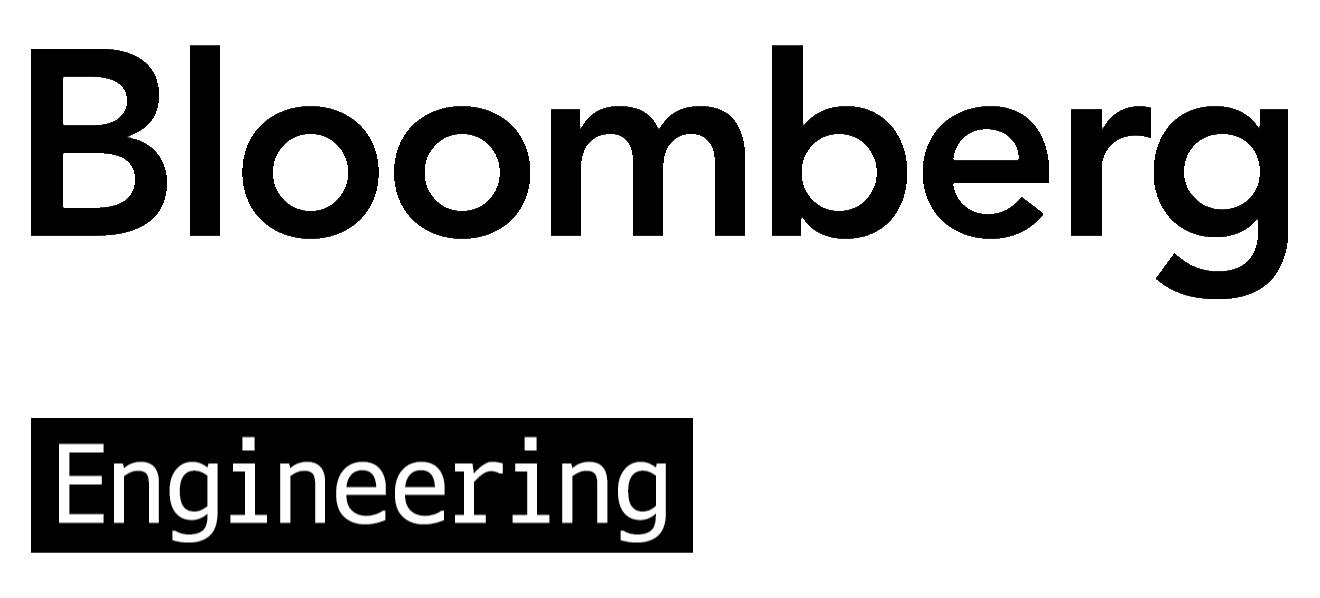 black Bloomberg Engineering logo on white background