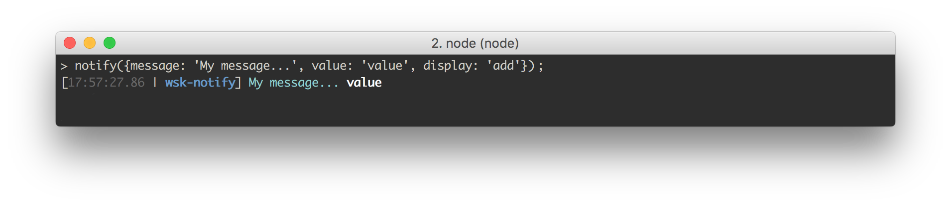 add display