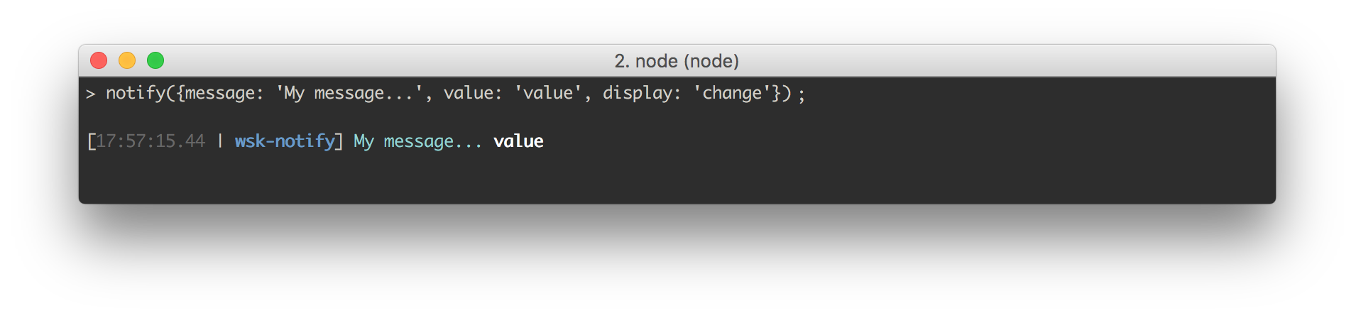 change display