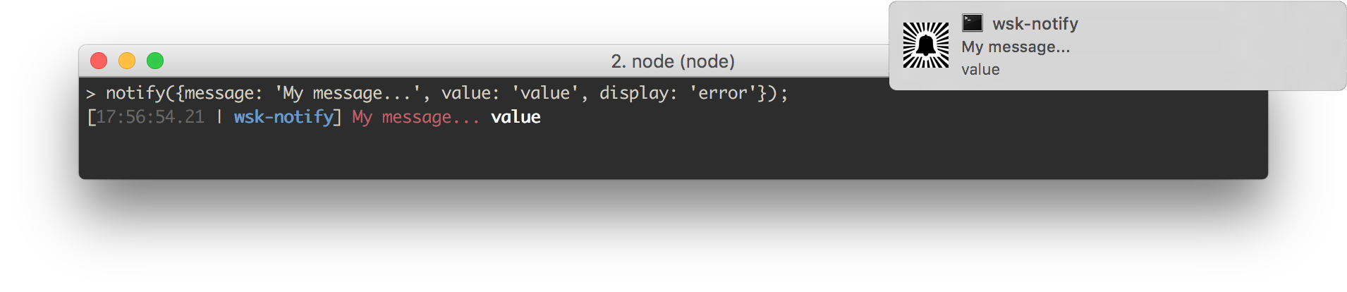 error display