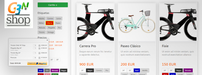 G3Nshop - Plugins - Bludit CMS