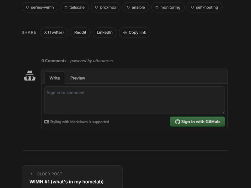 GitHub comments - Plugins - Bludit CMS