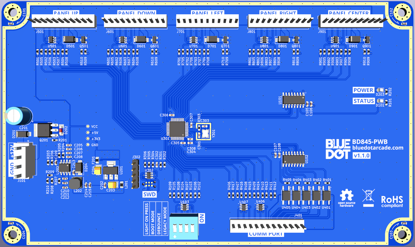 Bd845-pwb board, from the project README