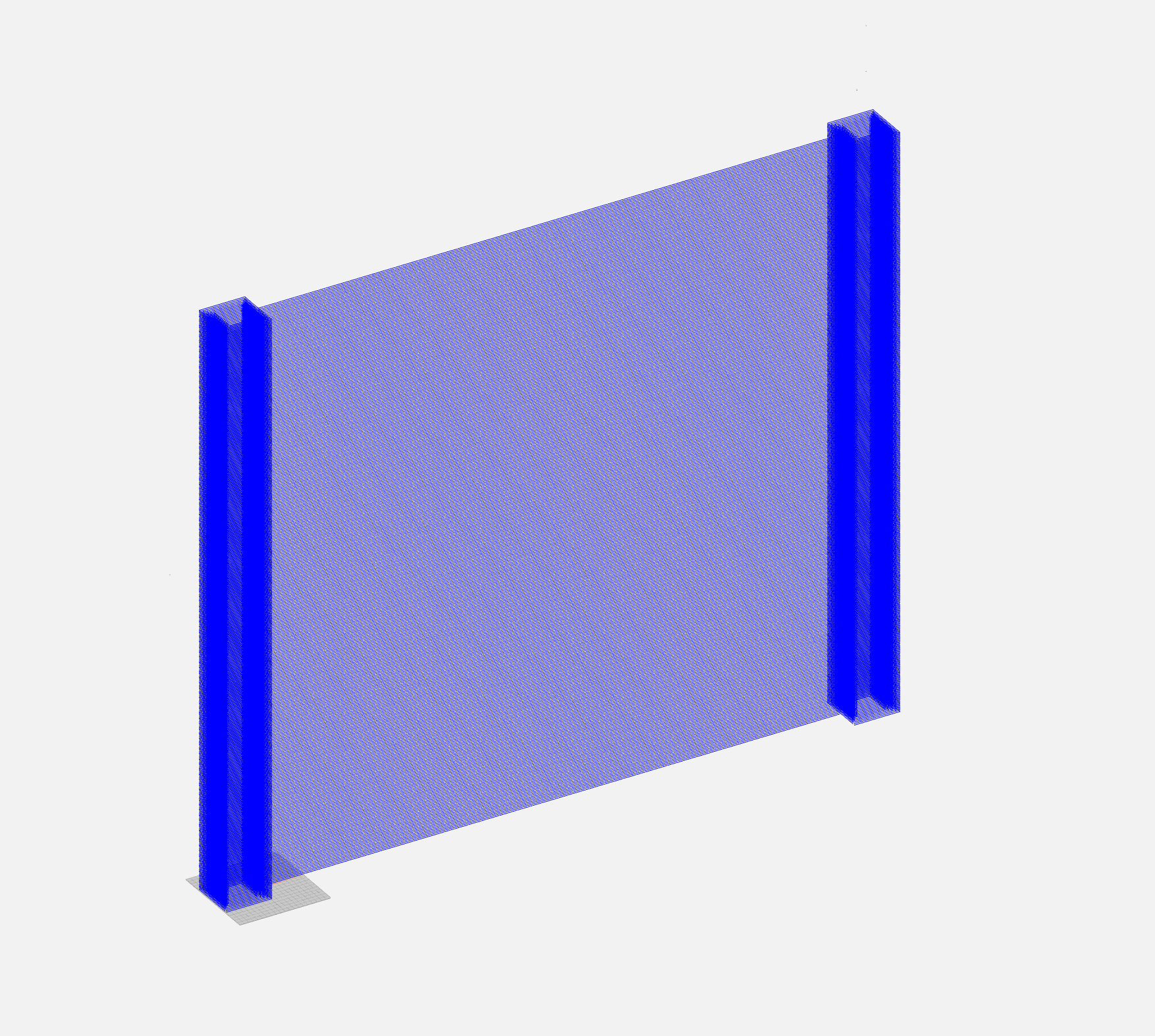 A diagram showing the main classes of the software: an OpenCV image, a print, a layer, a plastic point, and a slicer class.