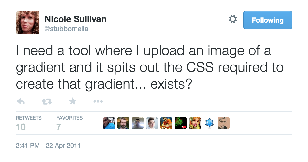 Screenshot of Nicole's tweet