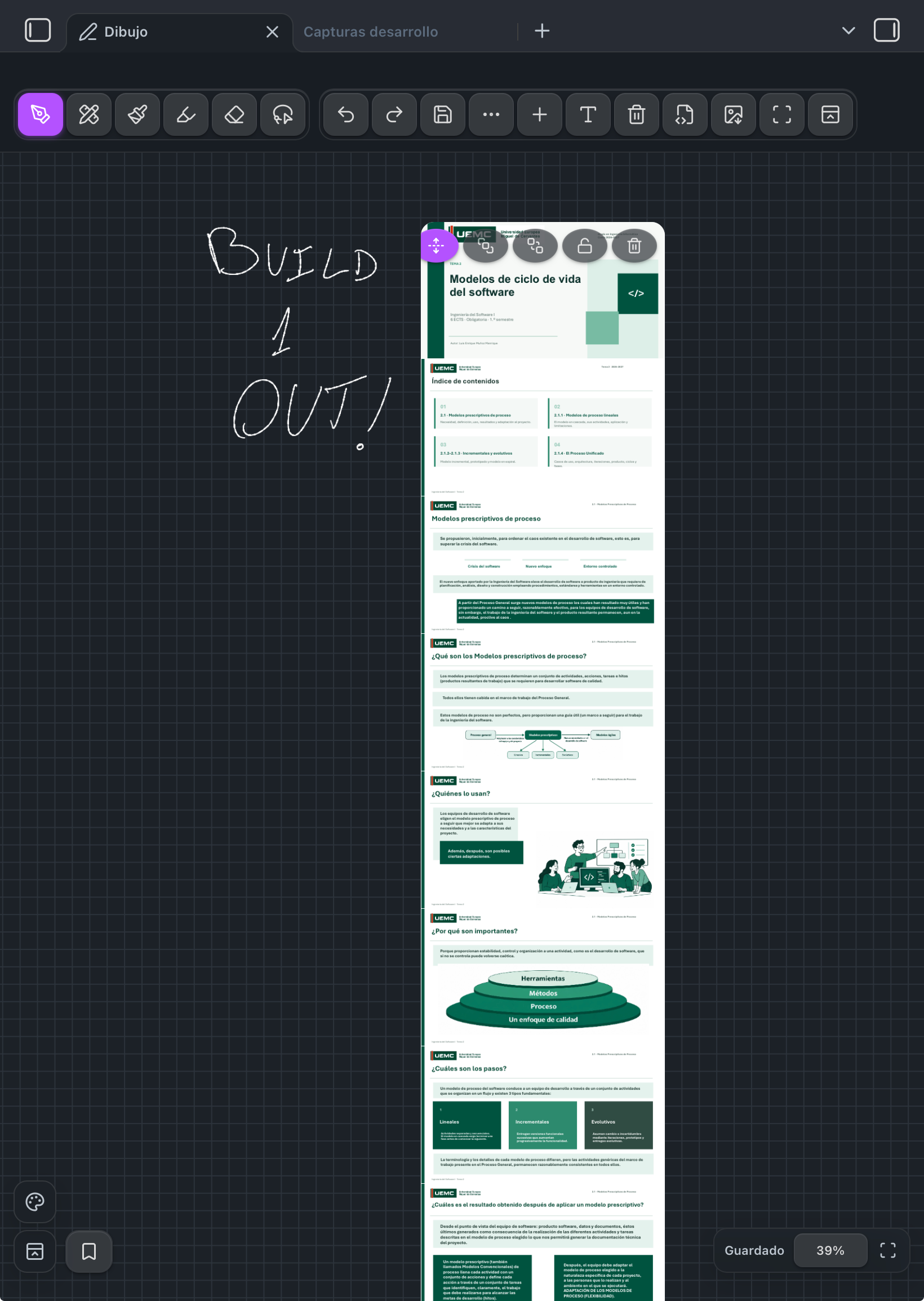 An extended PDF reference in Inkpad on iPad