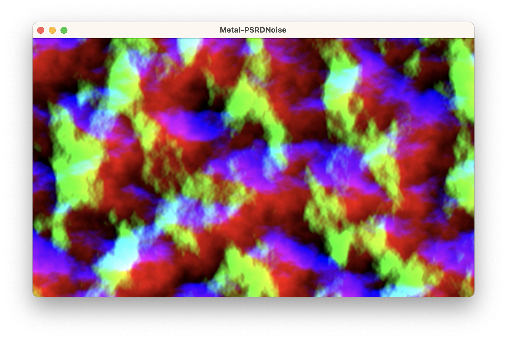 Example output of a fractal noise sum