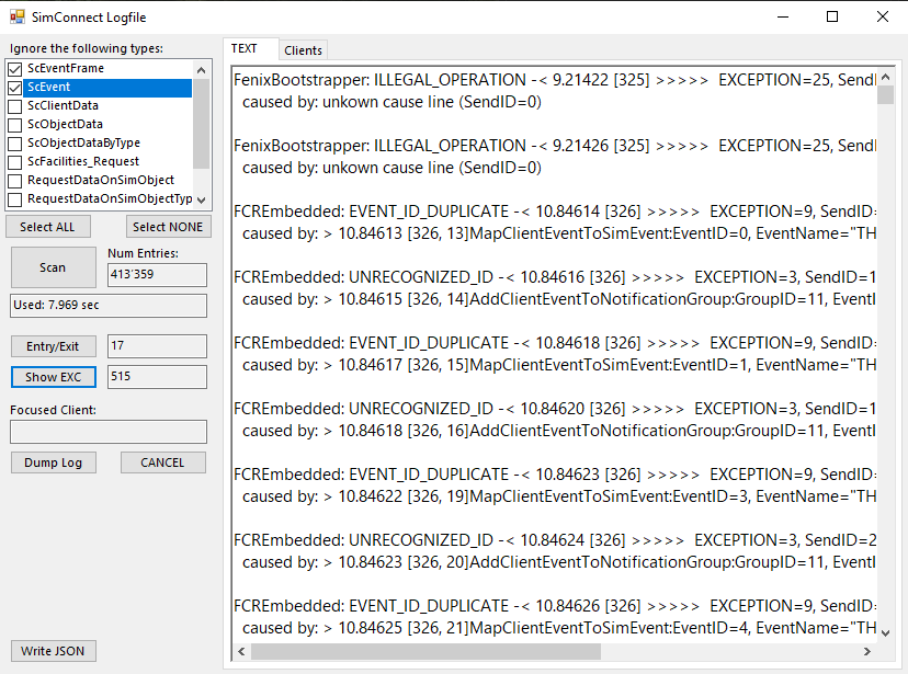 Exception View ExceptionView